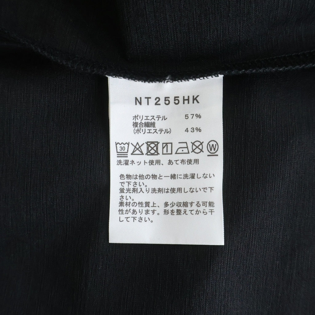 THE NORTH FACE(ザノースフェイス) ×HYKE S/S Trail Crew ショートスリーブトレイルクルー クルーネック半袖Tシャツ NT255HK ブラック