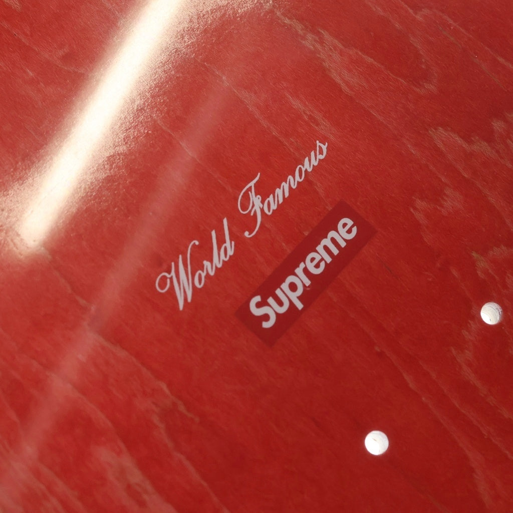 SUPREME(シュプリーム) 09AW Leopard Skateboard Deck レオパード スケートボード ブルー/レッド ‐