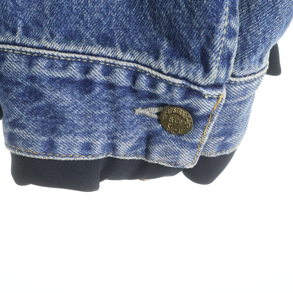 Sacai(サカイ) 25SS×LEVI'S Men's Denim x Matelasse Twill Reversible Blouson リーバイス マトラッセツイル リバーシブル デニムジャケット インディゴ 25-03706M PC9-0035J-000