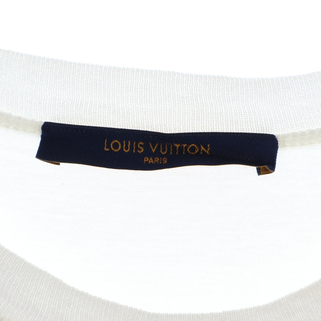 LOUIS VUITTON(ルイヴィトン) FOREVER フォーエバー 胸ロゴ クルーネック半袖Tシャツ RM182M FMB HFY21W ホワイト
