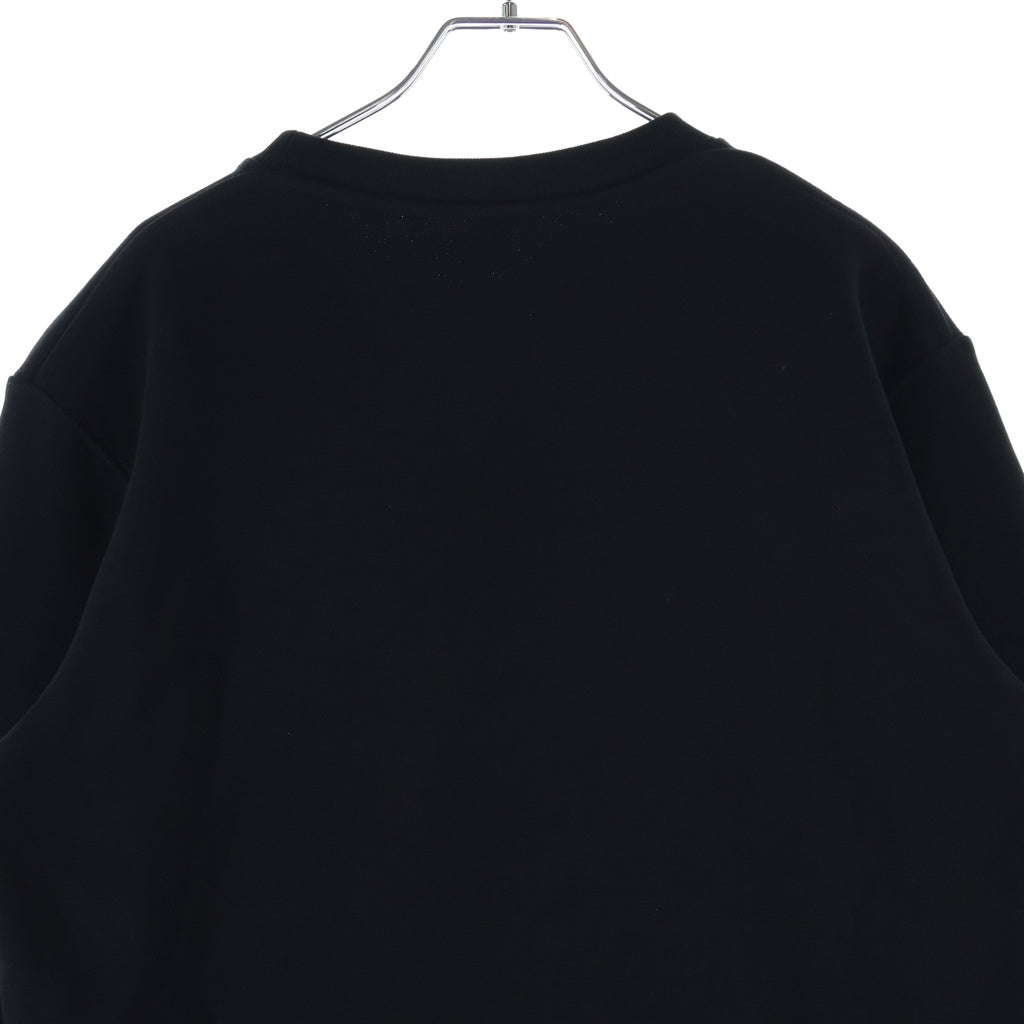 LOEWE(ロエベ) アナグラム刺繍 クルーネックスウェットトレーナー ブラック H526Y24J07