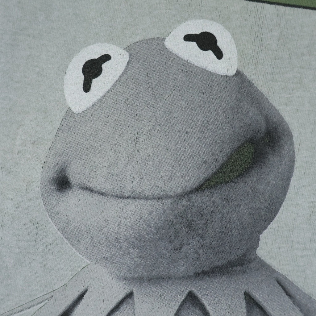 VINTAGE(ヴィンテージ) 90s Kermit カーミット クルーネック半袖Tシャツ USA製 カーキ ‐
