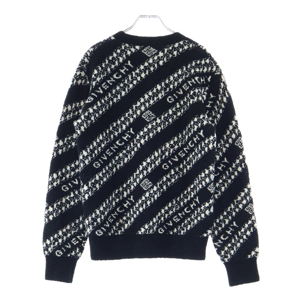 GIVENCHY(ジバンシィ) 20AW Logo Jacquard Sweater BM90EE4Y6Q ニット ブラック