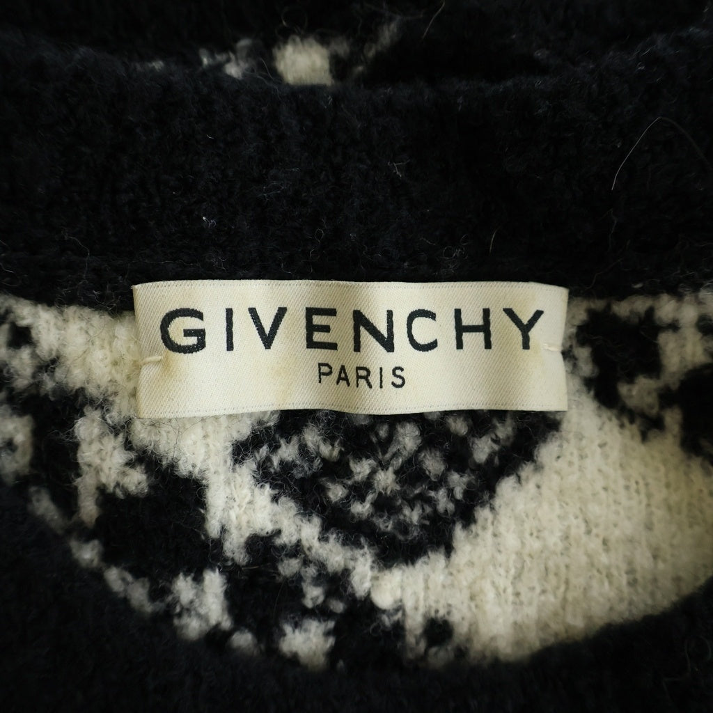 GIVENCHY(ジバンシィ) 20AW Logo Jacquard Sweater BM90EE4Y6Q ニット ブラック