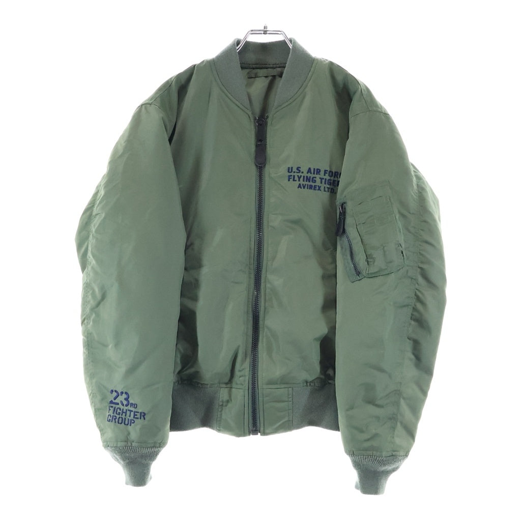 AVIREX(アヴィレックス) MA-1 VANGUARDS ヴァンガーズ フライトジャケット カーキ 783-4252019