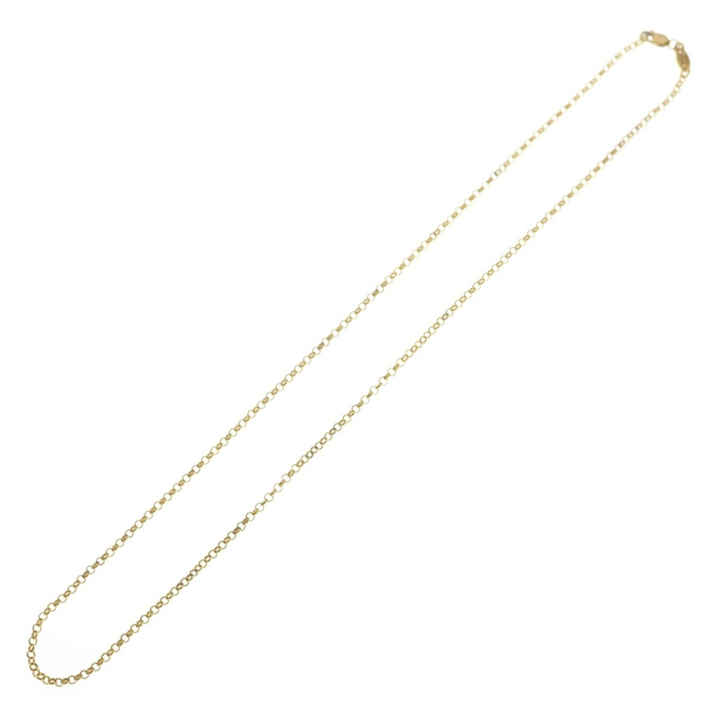 CHROME HEARTS(クロムハーツ) 22K NECKCHAIN R18 ロールチェーンネックレス 18inch ゴールド BCA010