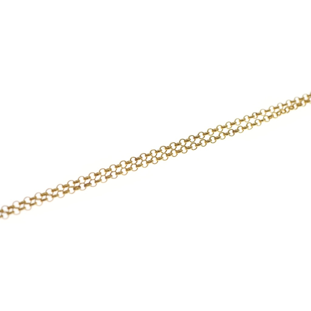 CHROME HEARTS(クロムハーツ) 22K NECKCHAIN R18 ロールチェーンネックレス 18inch ゴールド BCA010