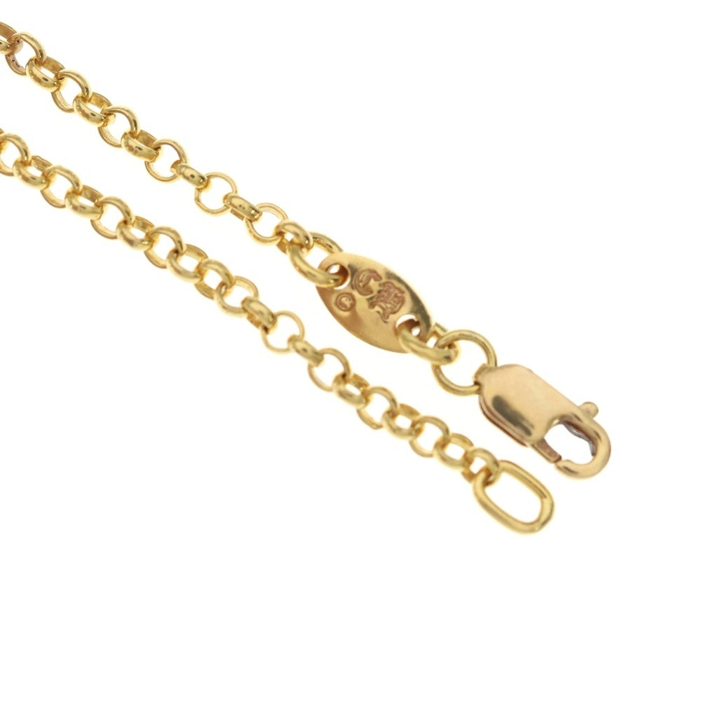 CHROME HEARTS(クロムハーツ) 22K NECKCHAIN R18 ロールチェーンネックレス 18inch ゴールド BCA010