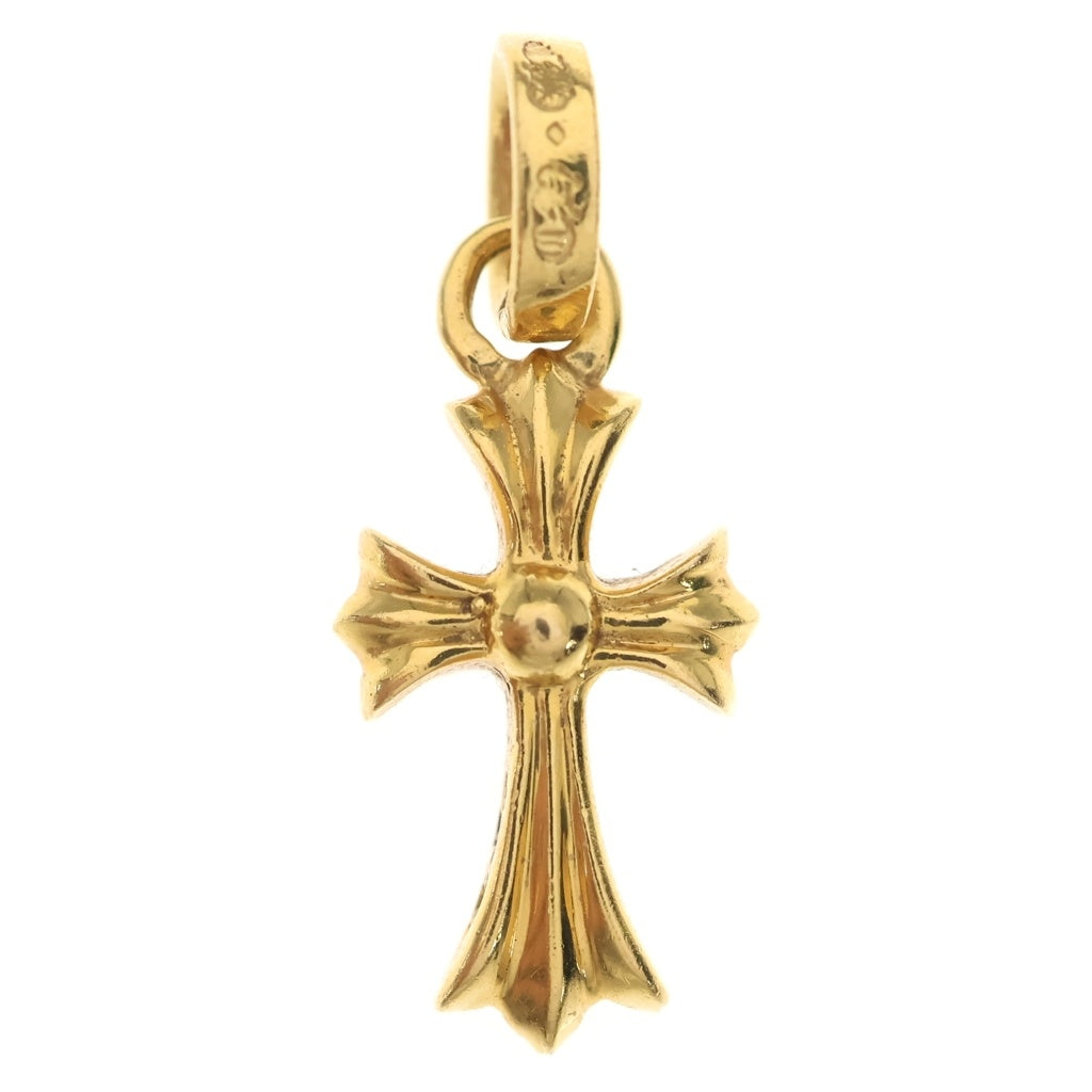 CHROME HEARTS(クロムハーツ) 22K CRS BBYFAT P/DIA ベイビーファットクロス PAVEダイヤ ペンダントトップ ゴールド BCA035