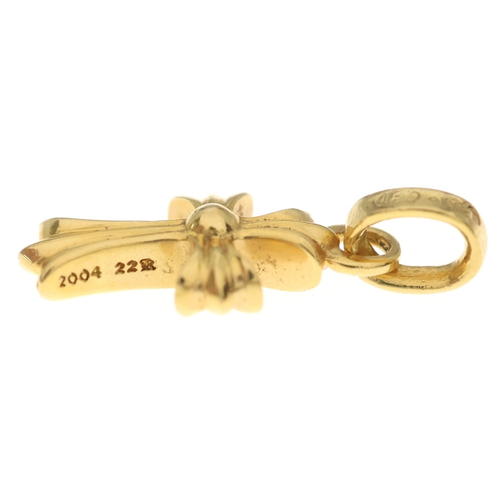 CHROME HEARTS(クロムハーツ) 22K CRS BBYFAT P/DIA ベイビーファットクロス PAVEダイヤ ペンダントトップ ゴールド BCA035