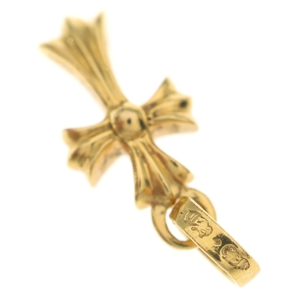CHROME HEARTS(クロムハーツ) 22K CRS BBYFAT P/DIA ベイビーファットクロス PAVEダイヤ ペンダントトップ ゴールド BCA035