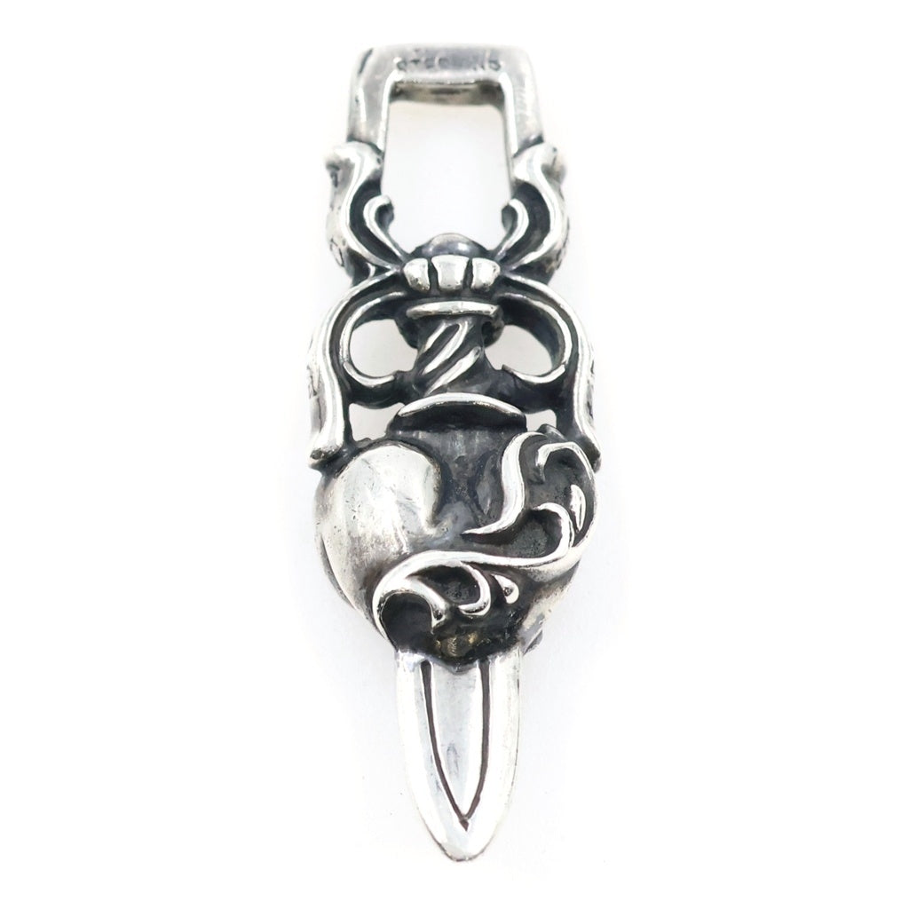 CHROME HEARTS(クロムハーツ) DAGGER HEART ダガーハート ペンダントトップ シルバー BCA243