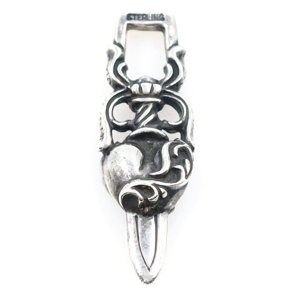 CHROME HEARTS(クロムハーツ) DAGGER HEART ダガーハート ペンダントトップ シルバー BCA243