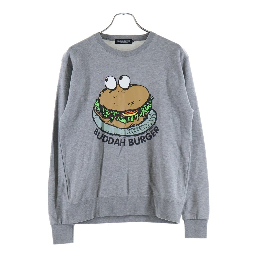 UNDERCOVER(アンダーカバー) HAZE期復刻 BUDDAH BURGER クルーネックスウェット グレー
