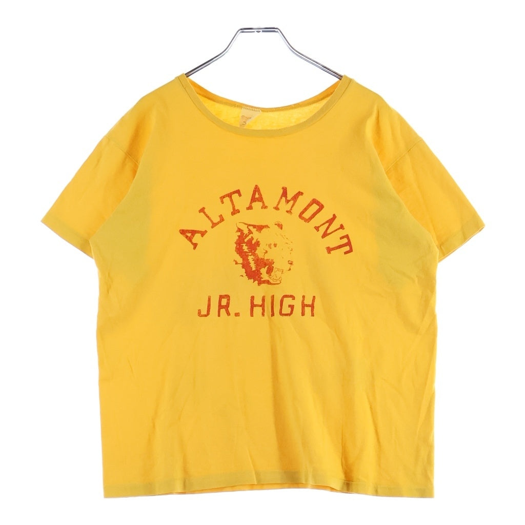 CHAMPION(チャンピオン) 60s VINTAGE ALTAMONT JR.HIGH 3段 タイガー ショートスリーブ イエロー