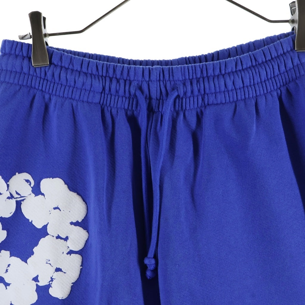 DENIM TEARS(デニムティアーズ) Cotton Wreath Baggy Sweatpants ワイド スウェットパンツ ブルー