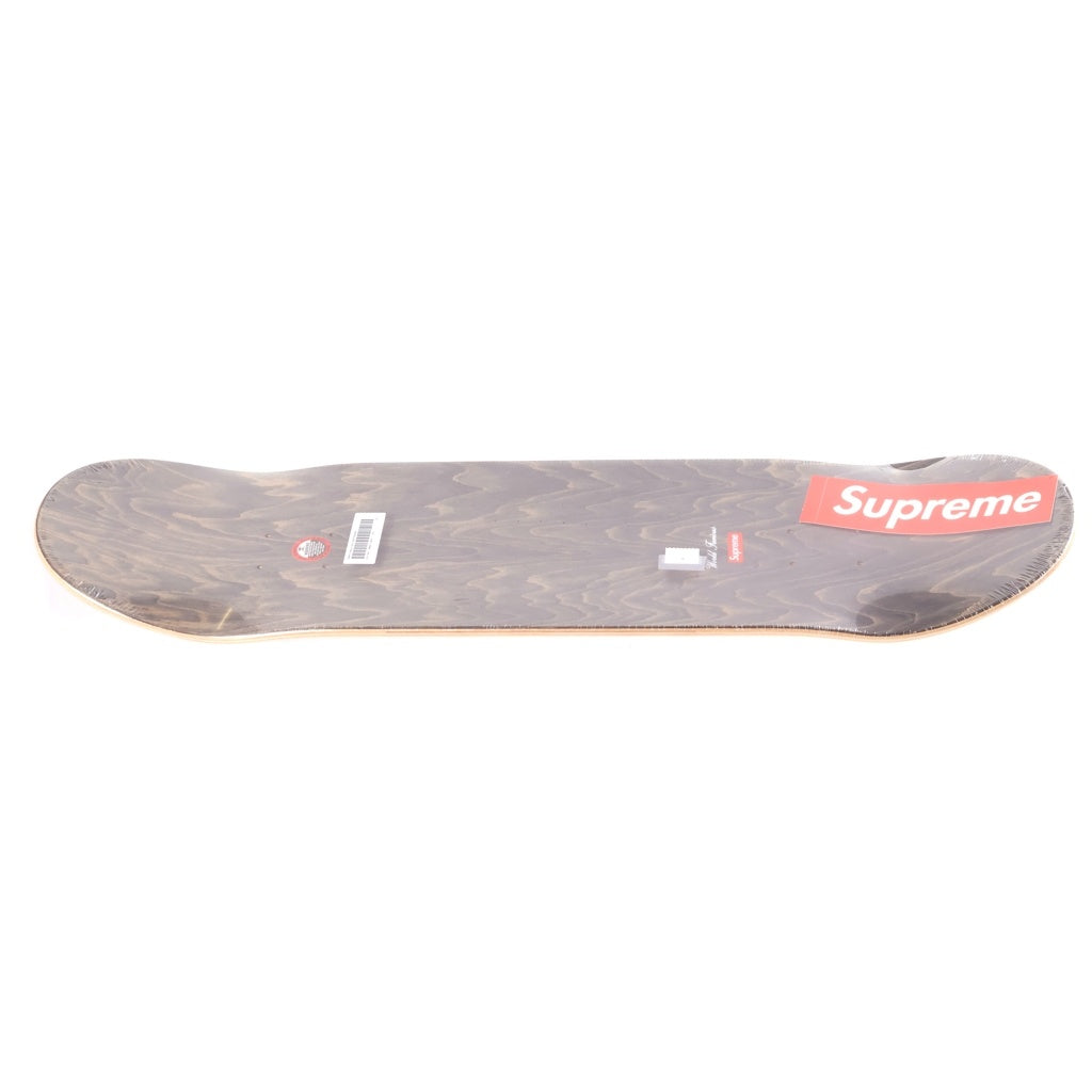 SUPREME(シュプリーム) 21SS ×KAWS Chalk Logo Skateboard カウズ チョーク ロゴ スケートボード スケボー デッキ ブラック/レッド