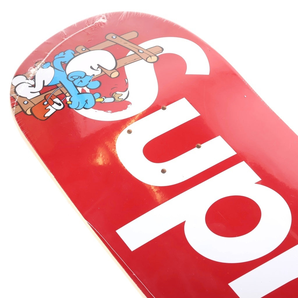 SUPREME(シュプリーム) 20AW ×Smurf スマーフ Skateboard スケートボード デッキ ブラック/レッド