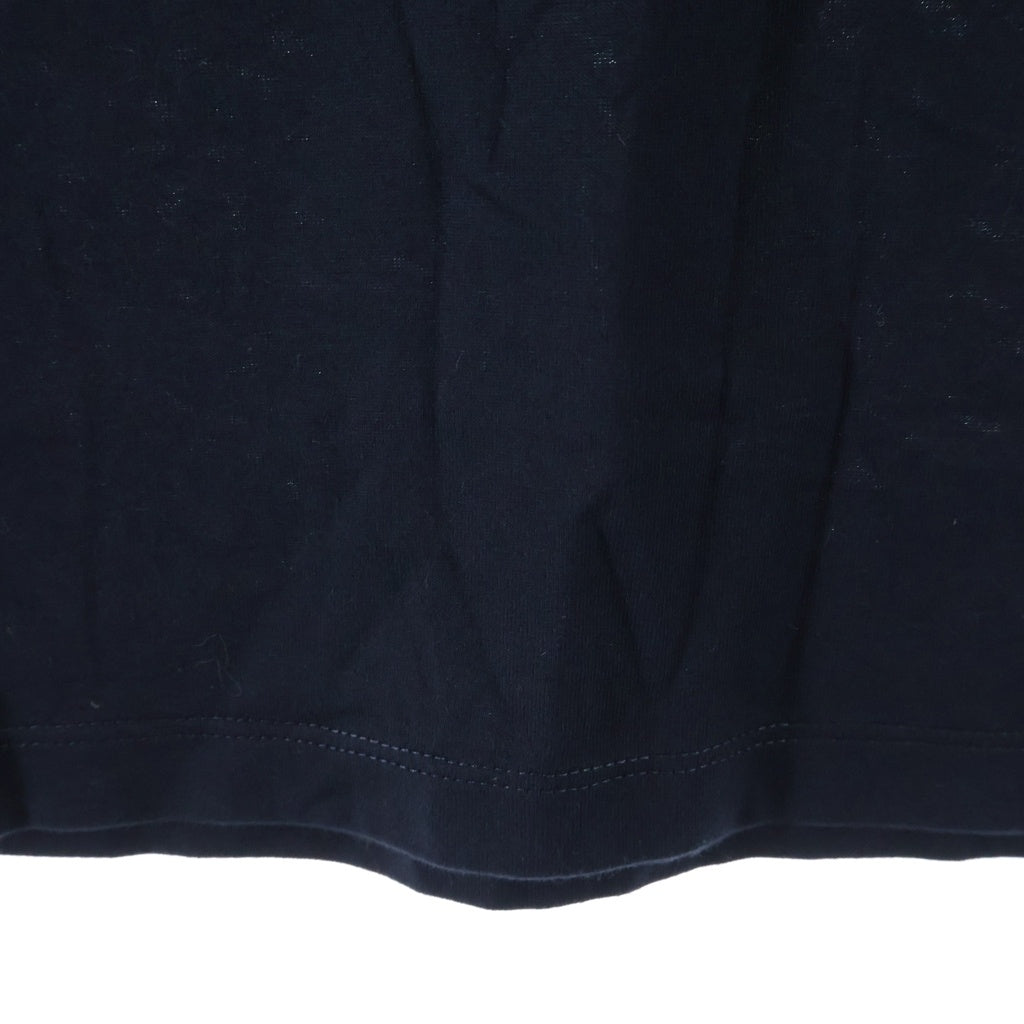 HERMES(エルメス) ディティール セリエ クルーネック半袖Tシャツカットソー ネイビー
