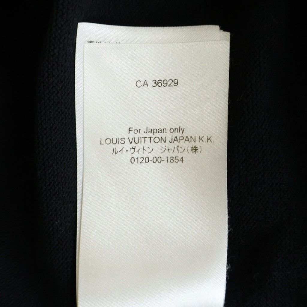 LOUIS VUITTON(ルイヴィトン) 23SS フックディテール シグネチャーショートスリーブ ニットセーター ブラック RM231Q OY8 HNN42W