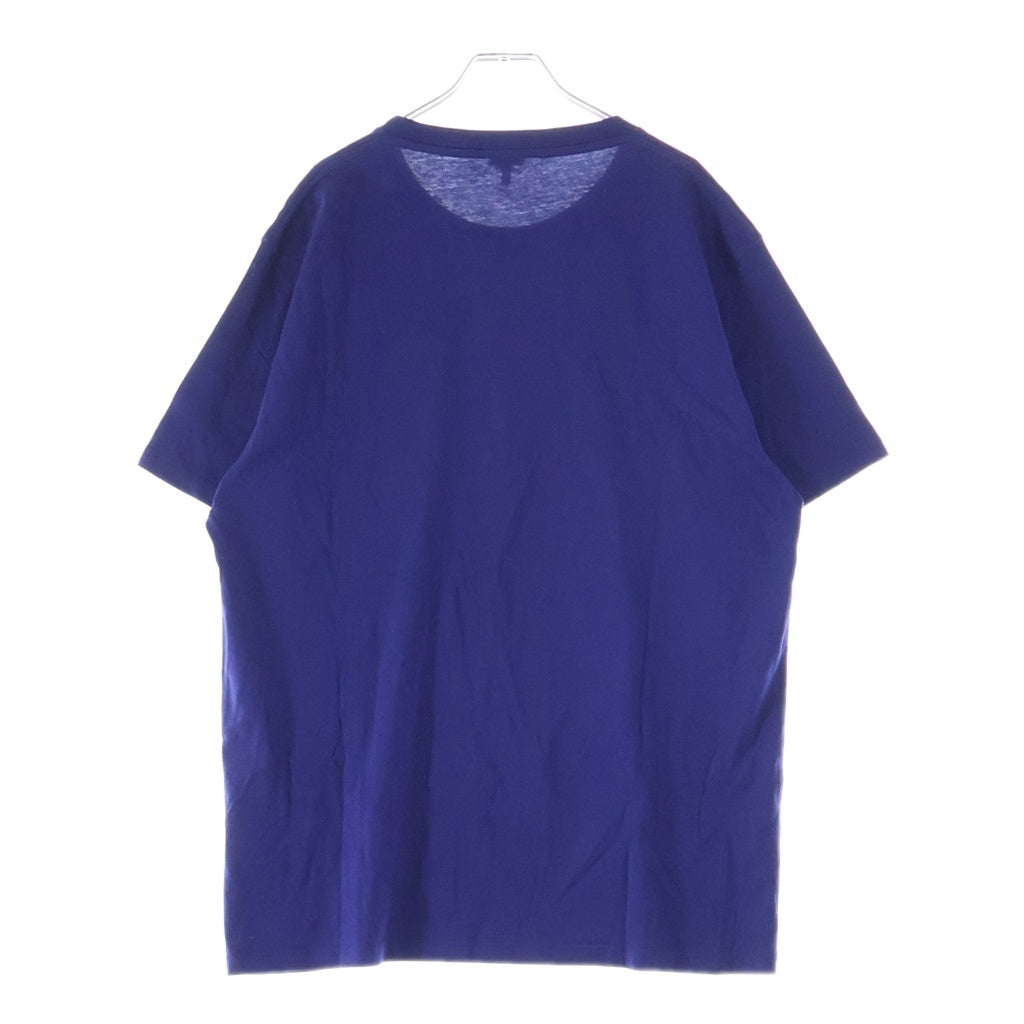 LOEWE(ロエベ) アナグラム刺繍 クルーネック半袖Tシャツカットソー パープル H526Y22X75