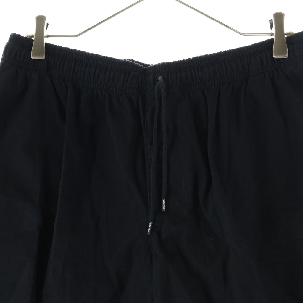 WTAPS(ダブルタップス) SHORT PANTS ロゴパッチ ハーフパンツ ショーツ ブラック 231TQDT-PTM01S