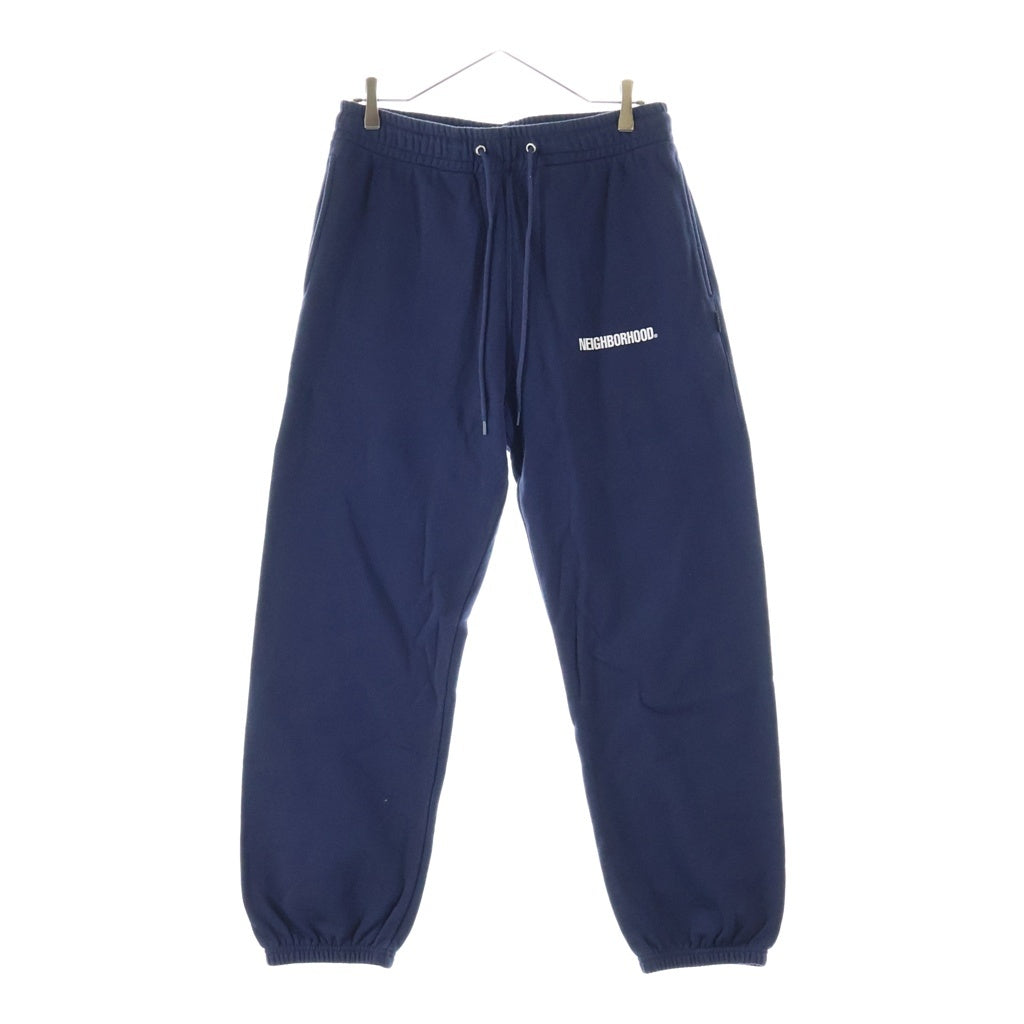 NEIGHBORHOOD(ネイバーフッド) 23SS ロゴプリント スウェットパンツ ネイビー 232QTNH-CSM01