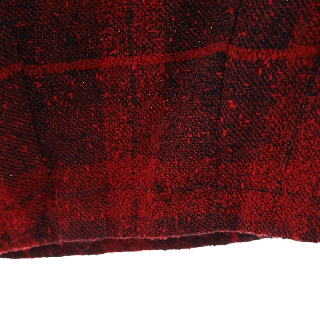 Needles(ニードルス) Wool Glen Plaid ウール グレン プレイド ヒザデルパンツ レッド RW289