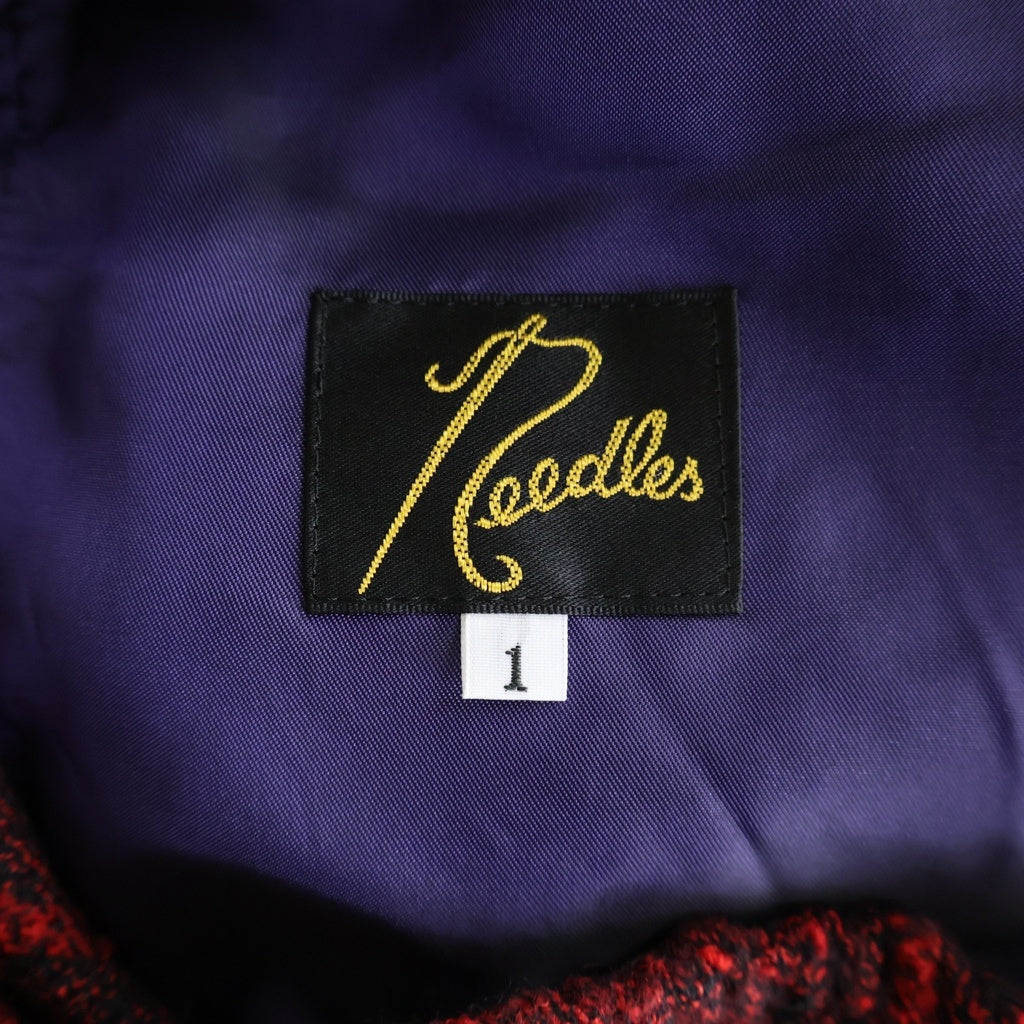 Needles(ニードルス) Wool Glen Plaid ウール グレン プレイド ヒザデルパンツ レッド RW289