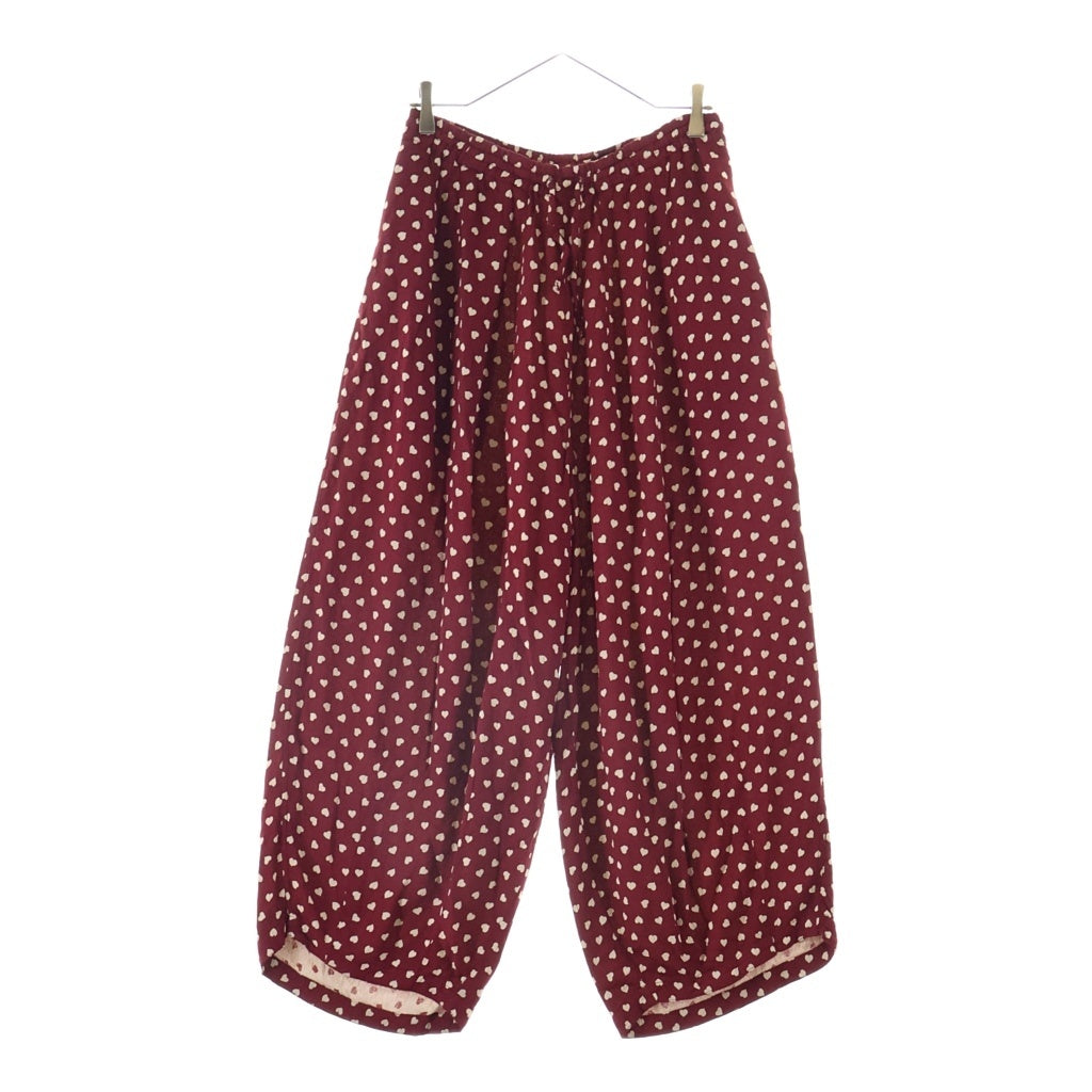 Needles(ニードルス) Double Weave Jacquard ダブル ウィーブ ジャガード ヒザデルパンツ レッド SX242