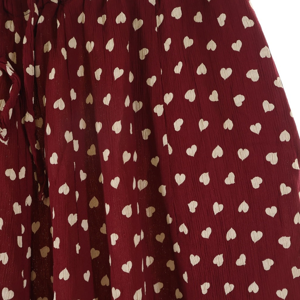 Needles(ニードルス) Double Weave Jacquard ダブル ウィーブ ジャガード ヒザデルパンツ レッド SX242