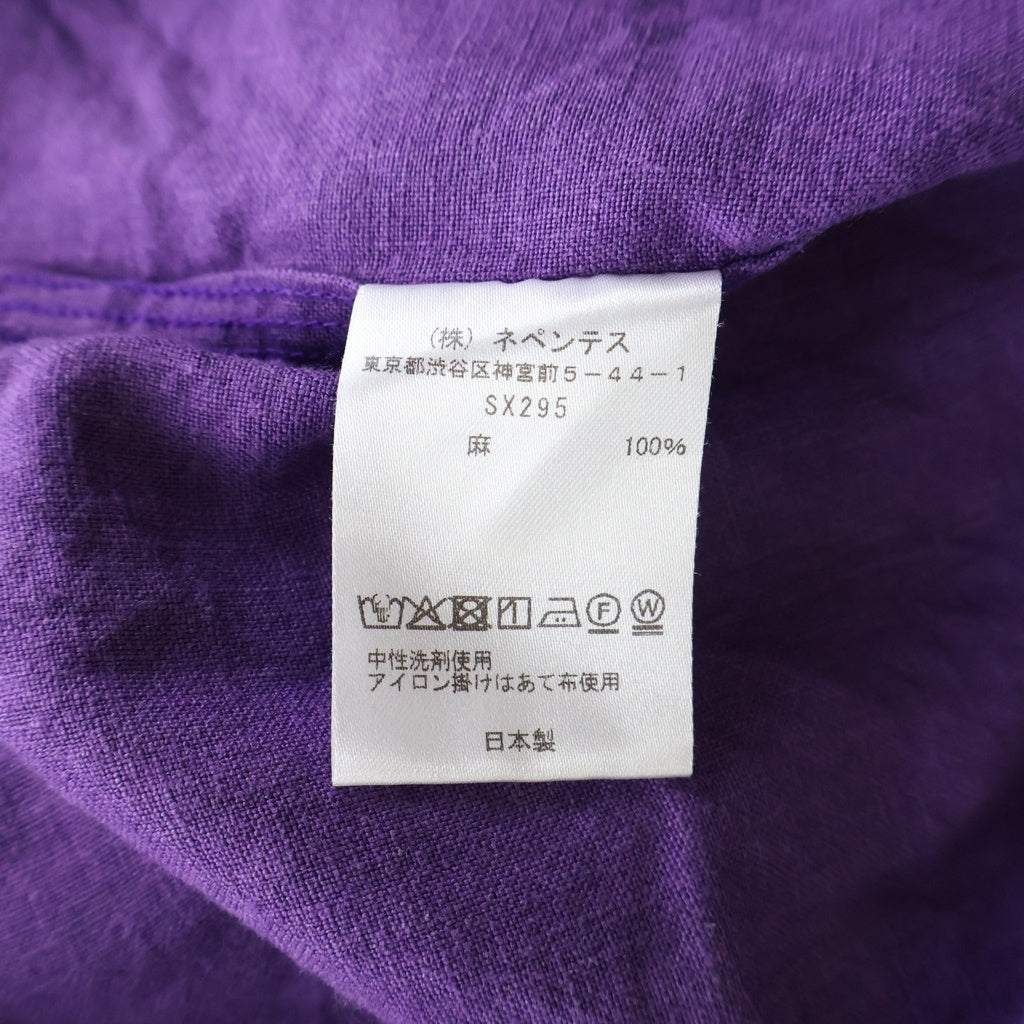 Needles(ニードルス) Half Zip Work Shirt ハーフジップ ワークシャツ パープル SX295