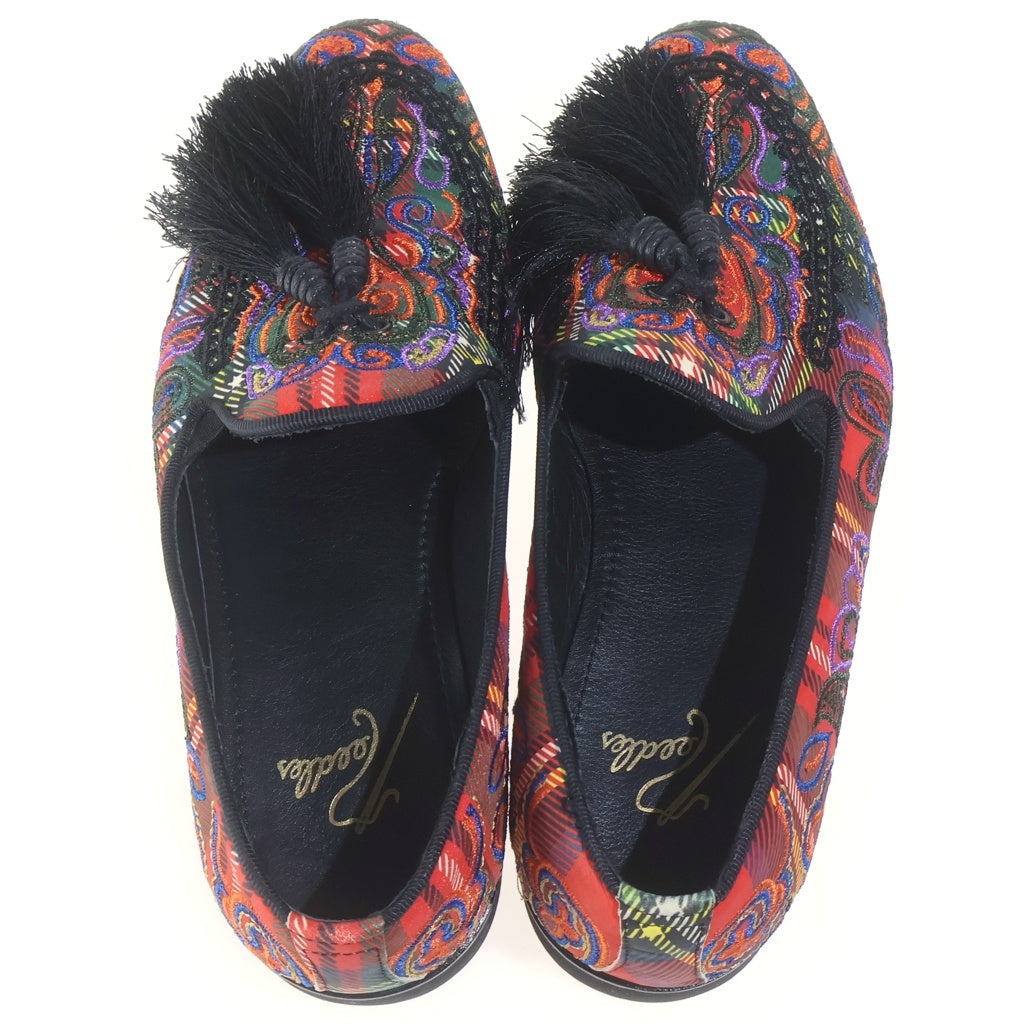Needles(ニードルス) TARTAN PLAID TASSEL SLIPON タータンプレイド タッセルスリッポン MB 32797 マルチカラー レディース