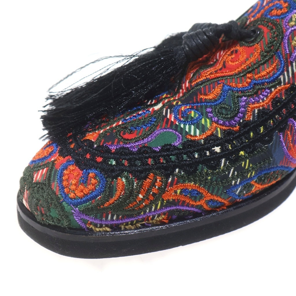 Needles(ニードルス) TARTAN PLAID TASSEL SLIPON タータンプレイド タッセルスリッポン MB 32797 マルチカラー レディース