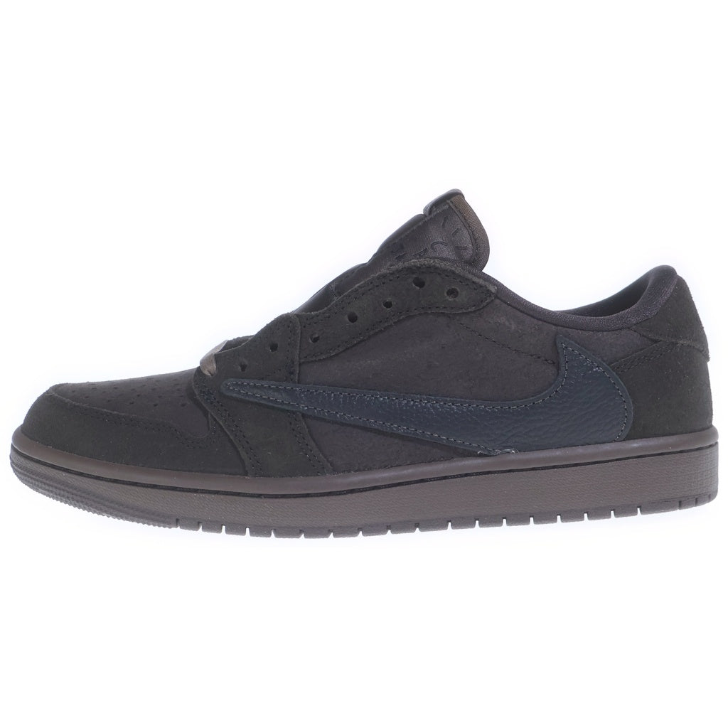 NIKE(ナイキ) ×TRAVIS SCOTT AIR JORDAN 1 LOW OG SP VELVET BROWN トラヴィススコット エアジョーダン1 ベルベットブラウン ローカットスニーカー US8/26.0cm DM7866-202