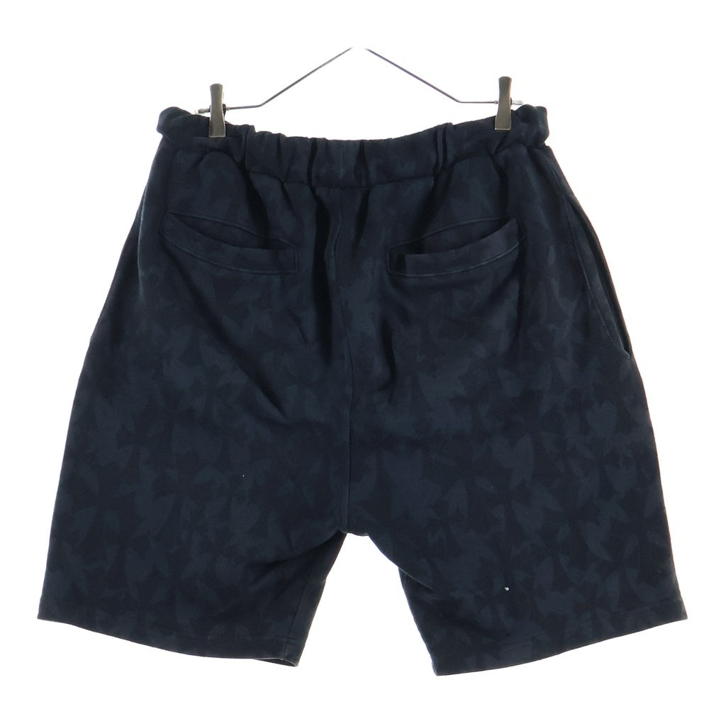 CHROME HEARTS(クロムハーツ) SWEAT PANTS セメタリークロス 総柄スウェットハーフパンツ ブラック