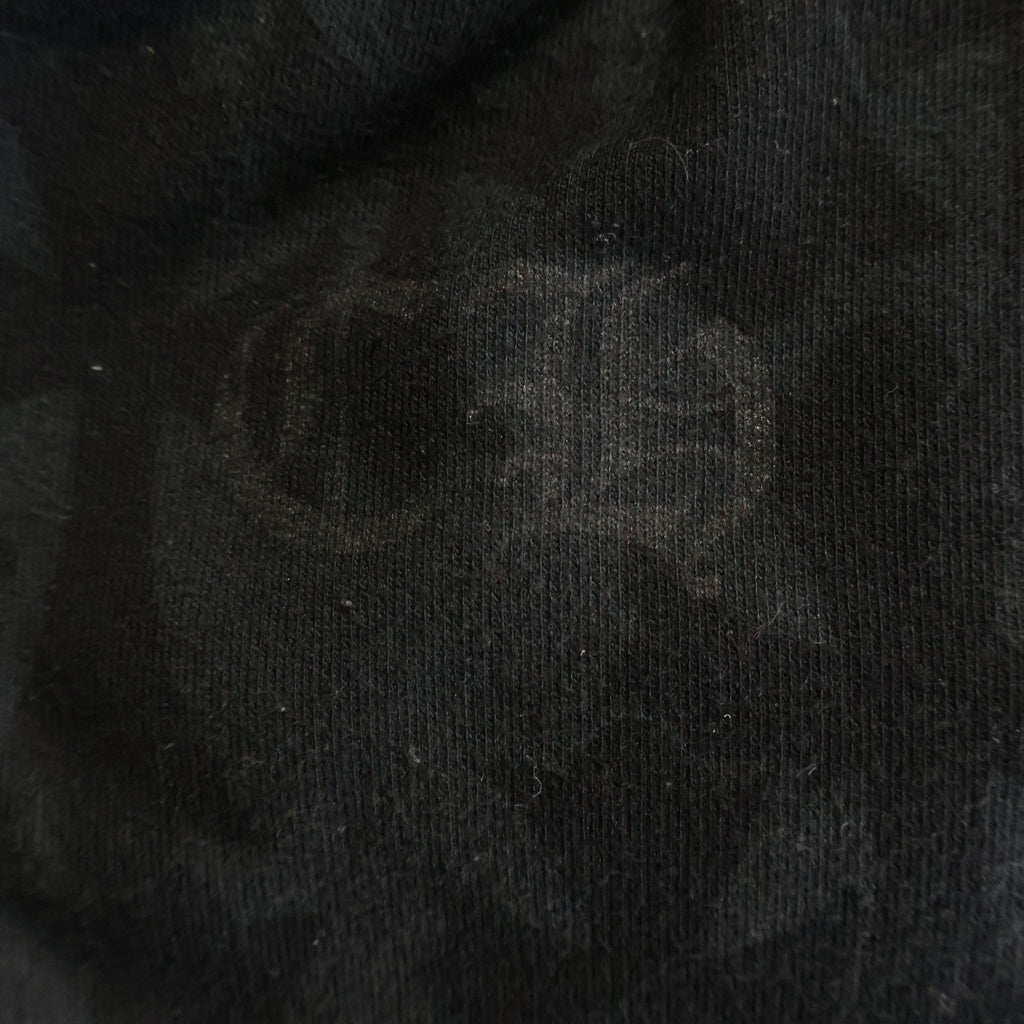 CHROME HEARTS(クロムハーツ) SWEAT PANTS セメタリークロス 総柄スウェットハーフパンツ ブラック