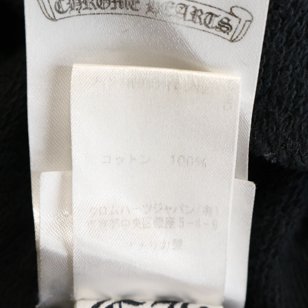 CHROME HEARTS(クロムハーツ) SWEAT PANTS セメタリークロス 総柄スウェットハーフパンツ ブラック