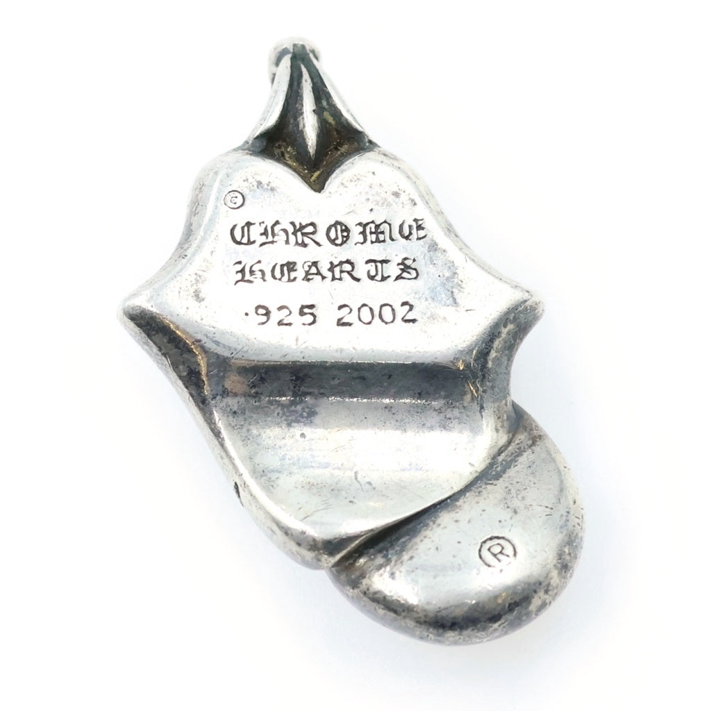 CHROME HEARTS(クロムハーツ) LIPSTONGUE CHARM リップアンドタンチャーム ペンダントトップ シルバー BCA283