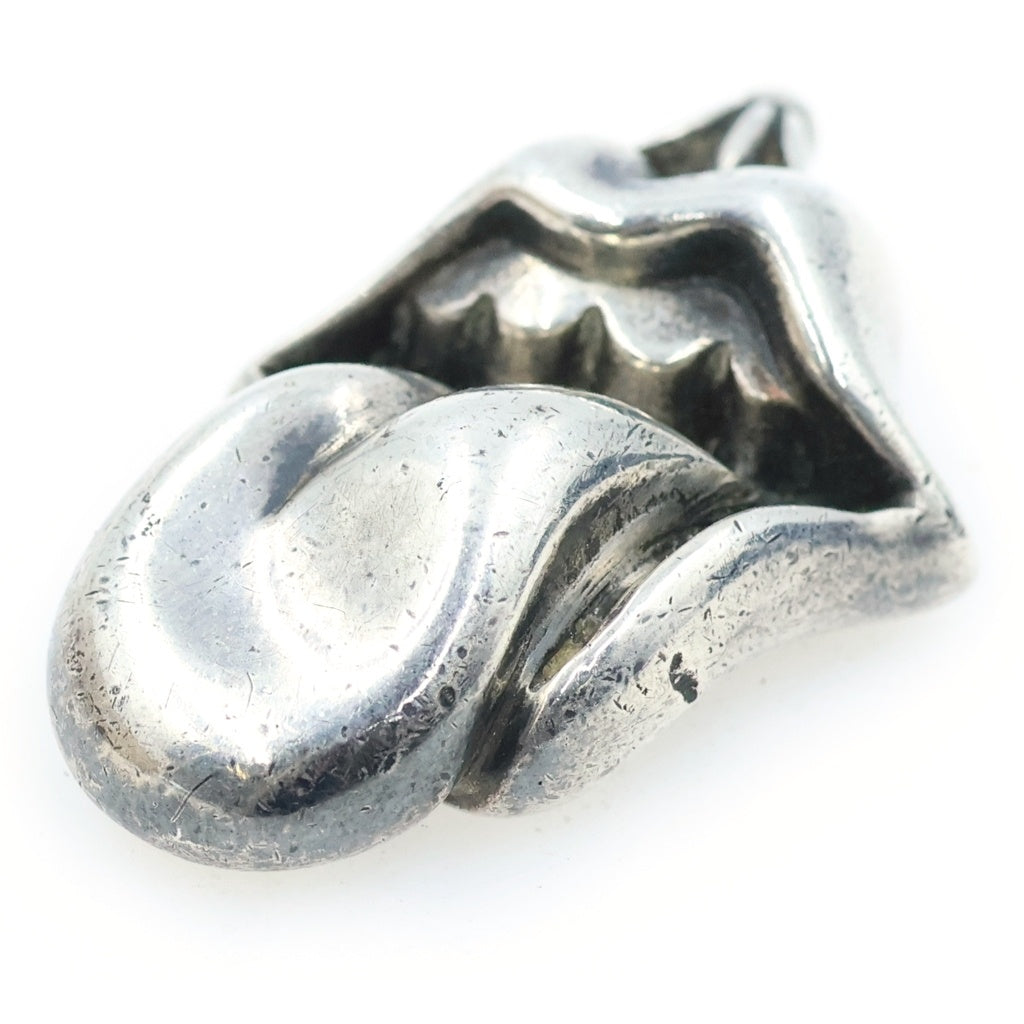 CHROME HEARTS(クロムハーツ) LIPSTONGUE CHARM リップアンドタンチャーム ペンダントトップ シルバー BCA283