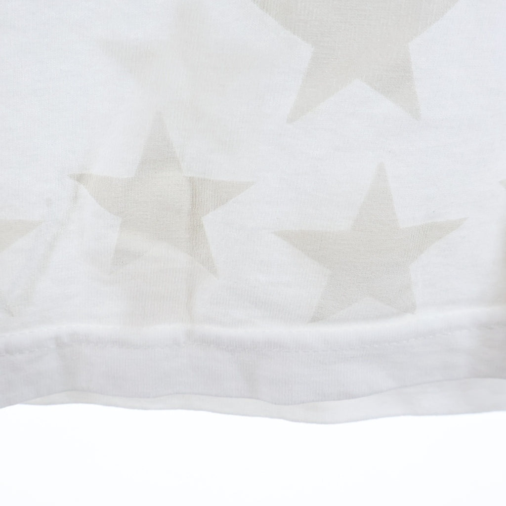 CHROME HEARTS(クロムハーツ) OLD バックスクロールラベル スタープリント 半袖Tシャツカットソー ホワイト
