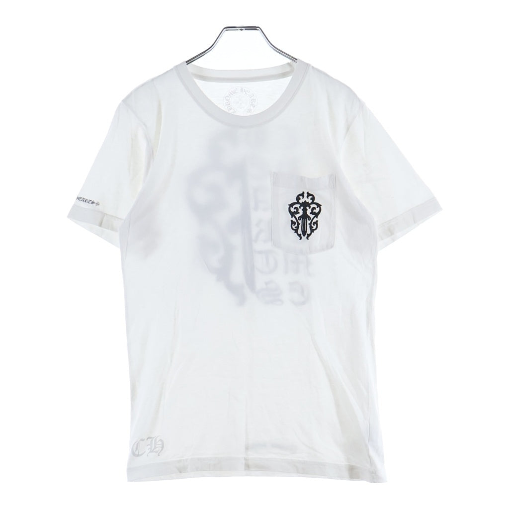 CHROME HEARTS(クロムハーツ) Vine Dagger S/S Tee ヴァインダガープリント半袖Tシャツ ホワイト
