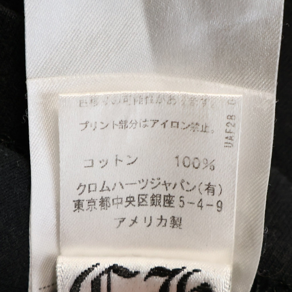 CHROME HEARTS(クロムハーツ) HORSESHOE S/S TEE ホースシュープリント ポケット半袖Tシャツ カットソー ブラック