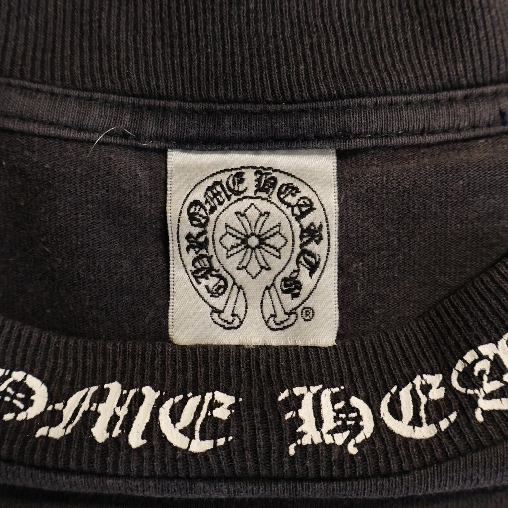 CHROME HEARTS(クロムハーツ) OLD VINE DAGGER LOGO S/S TEE オールド ヴァインダガーロゴプリント Tシャツカットソー ブラック