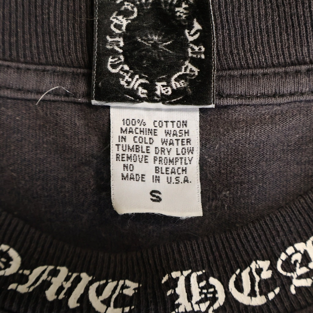 CHROME HEARTS(クロムハーツ) OLD VINE DAGGER LOGO S/S TEE オールド ヴァインダガーロゴプリント Tシャツカットソー ブラック