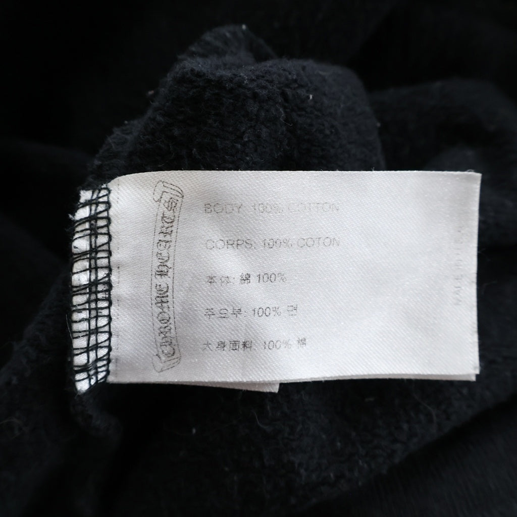 CHROME HEARTS(クロムハーツ) SWTSHRT HD ZIP TAIPEI LTD 台北限定バックホースシュープリント ジップアップパーカー ブラック