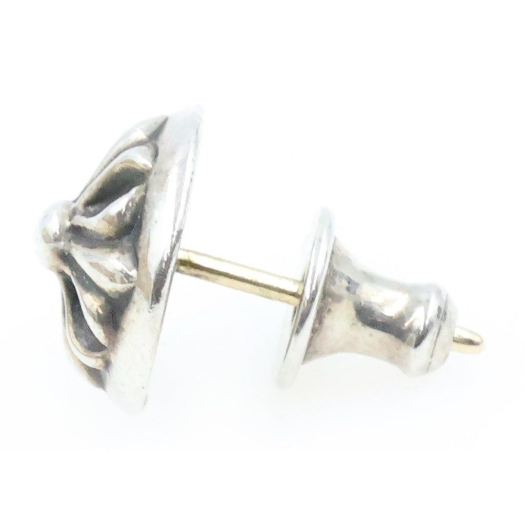 CHROME HEARTS(クロムハーツ) STUD CRSBLL クロスボールスタッドピアス シルバー BCA110
