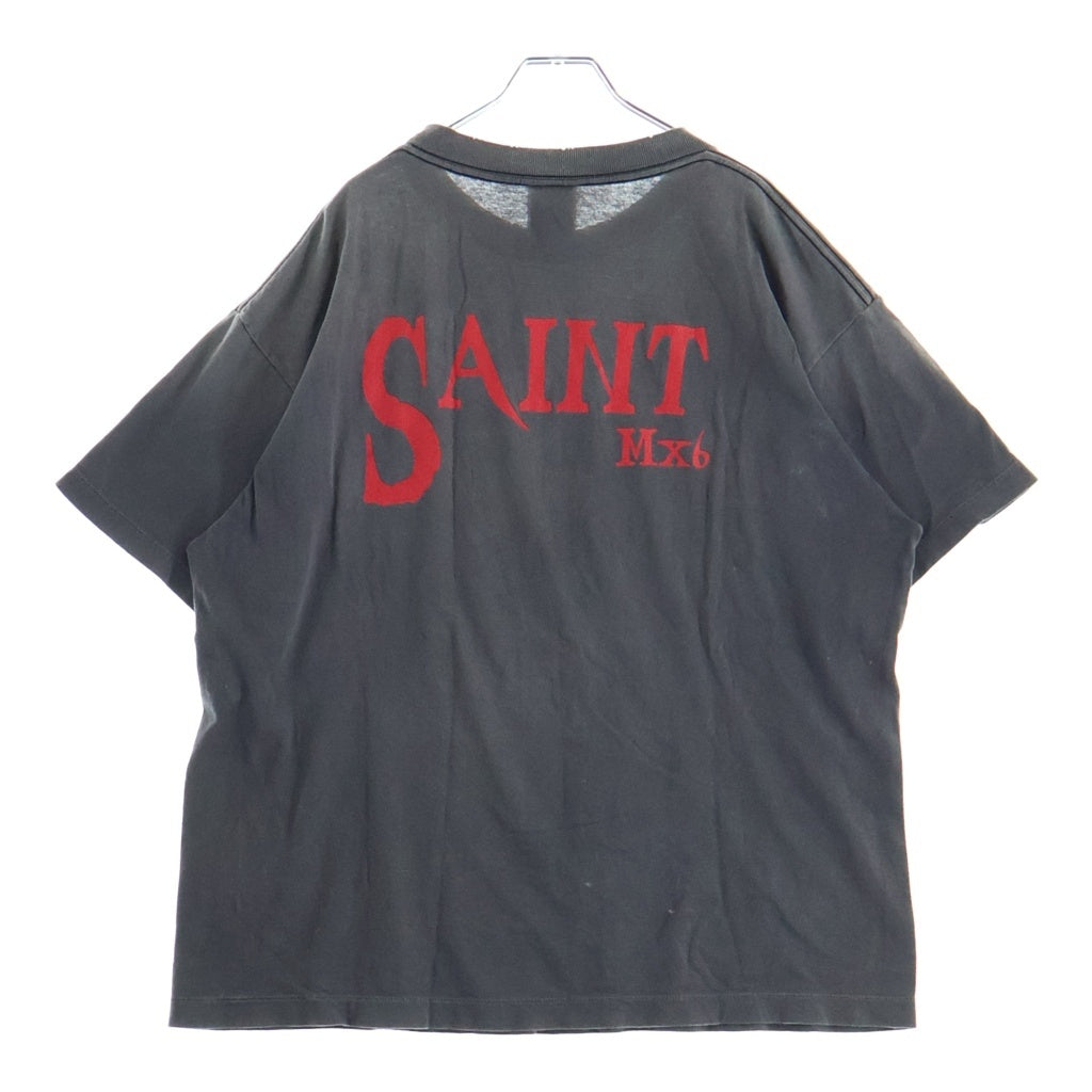 SAINT MICHAEL(セントマイケル) LB_SS TEE VANPIRE SM-HR8-0000-C51 クルーネックTシャツ ブラック