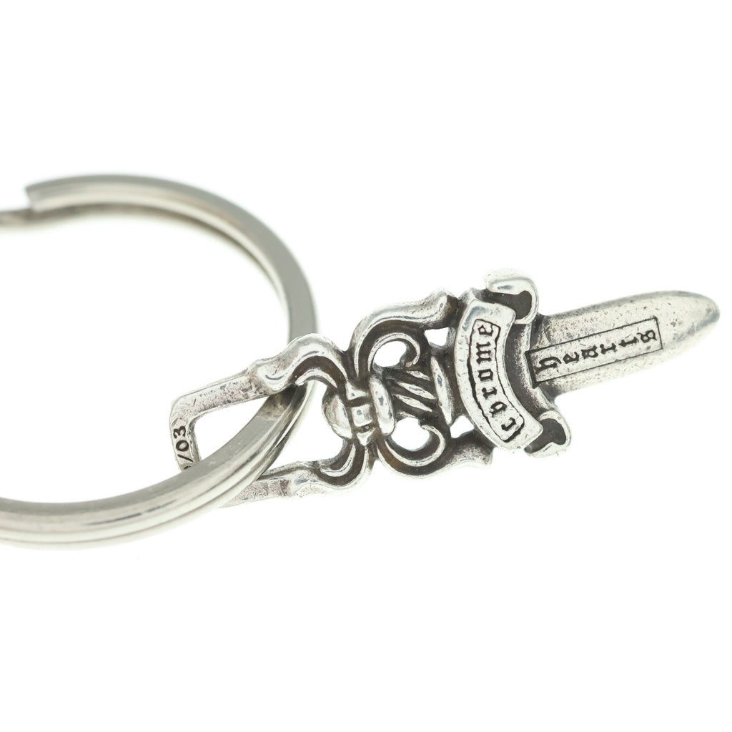 CHROME HEARTS(クロムハーツ) RNG&No5 DGGR #5ダガー キーリング シルバー