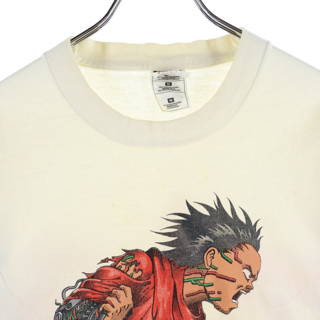 VINTAGE(ヴィンテージ) 90s AKIRA TETSUO ARM 鉄雄 クルーネックTシャツ ホワイト